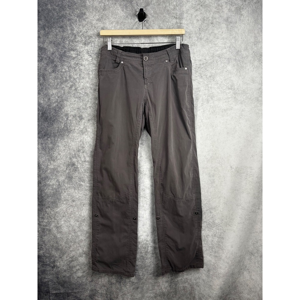 KUHL Women's Splash Roll-Up Outdoor Hiking Pants in Gray Size 12